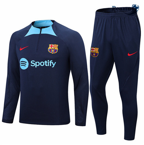 Maillot Foot Survetement Barcelone Bleu 2022-2023 peamu 260