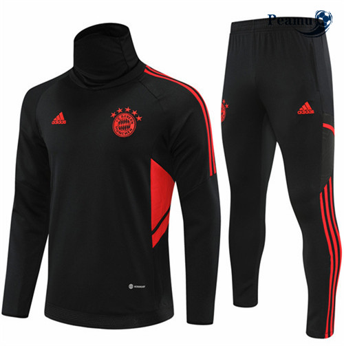 Maillot Foot Survetement Bayern Munich Noir 2022-2023 peamu 256