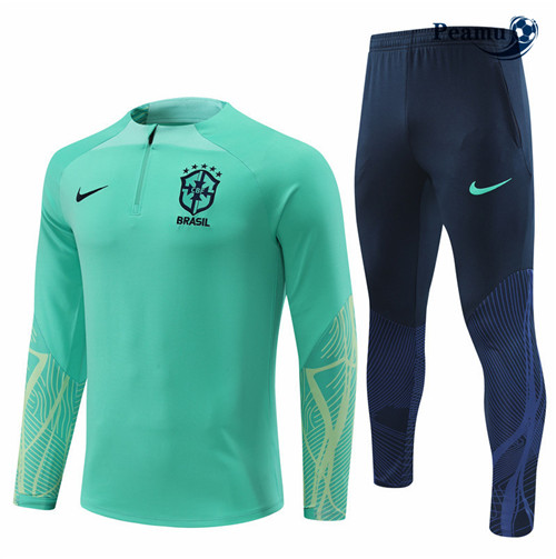 Maillot Foot Survetement Bresil Bleu 2022-2023 peamu 331