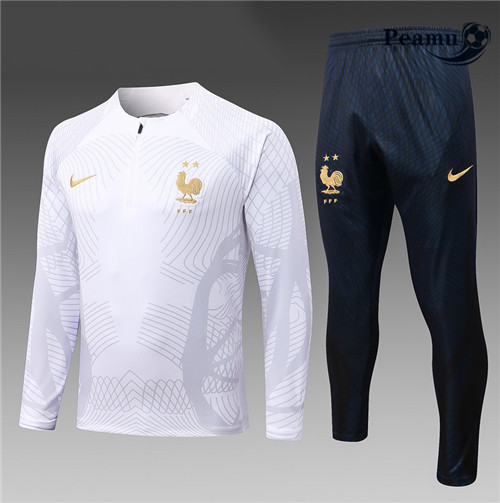Maillot Foot Survetement France Enfant 2022-2023 peamu 496