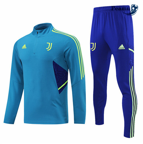 Maillot Foot Survetement Juventus Bleu 2022-2023 peamu 405