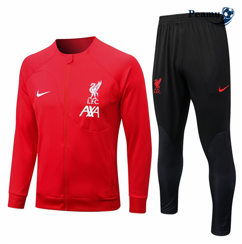 Maillot Foot Veste Survetement Liverpool Rouge 2022-2023 peamu 372
