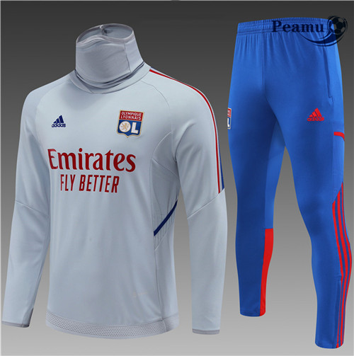 Maillot Foot Survetement Lyon Enfant 2022-2023 peamu 443