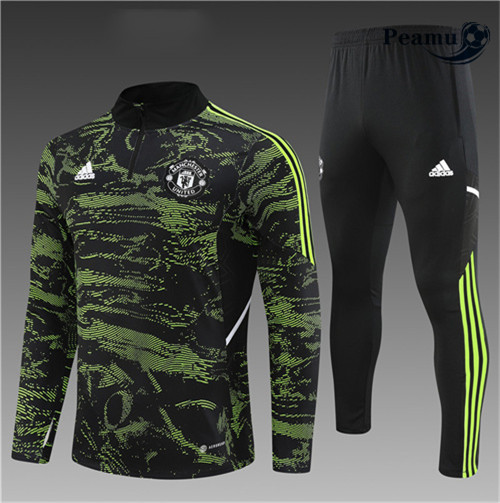 Maillot Foot Survetement Manchester United Enfant 2022-2023 peamu 531