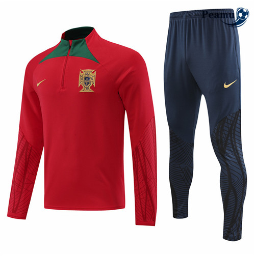 Maillot Foot Survetement Portugal Rouge 2022-2023 peamu 354