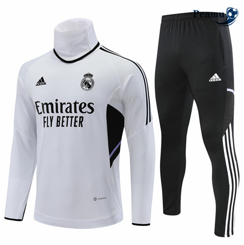Maillot Foot Survetement Real Madrid Blanc 2022-2023 peamu 273