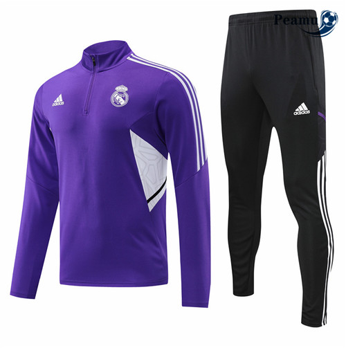Maillot Foot Survetement Real Madrid Pourpre 2022-2023 peamu 276