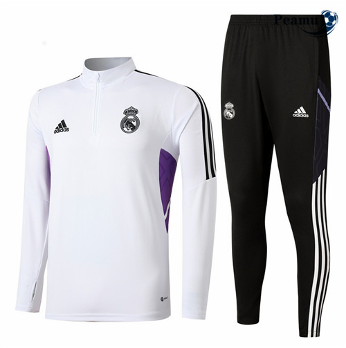 Maillot Foot Survetement Real Madrid Blanc 2022-2023 peamu 278
