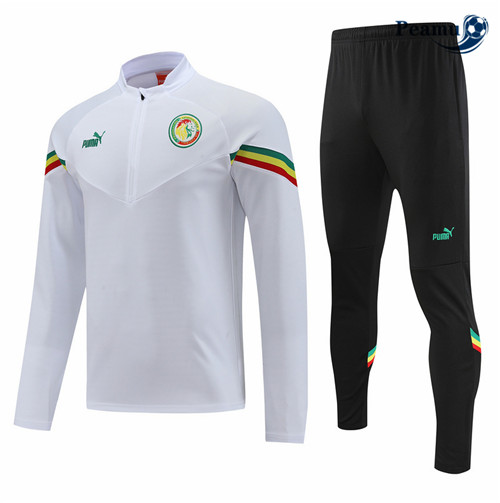 Maillot Foot Survetement Senegal Blanc 2022-2023 peamu 356