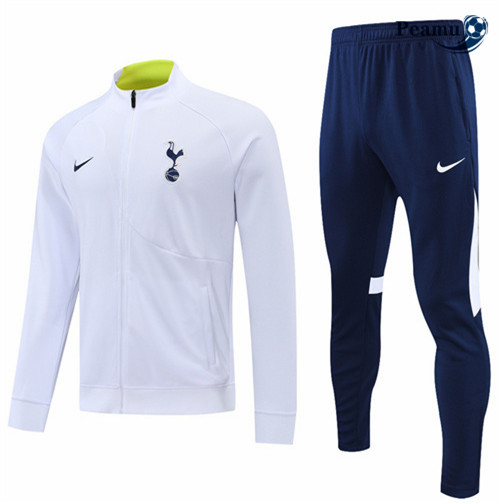 Maillot Foot Veste Survetement Tottenham Hotspur Blanc 2022-2023 peamu 392