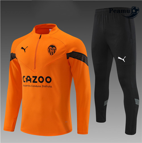 Maillot Foot Survetement Valence Enfant Orange 2022-2023 peamu 440