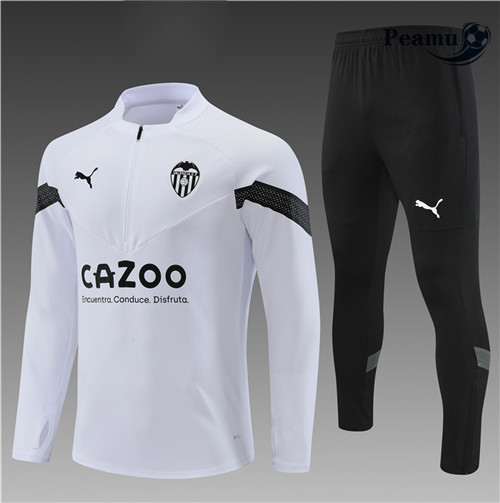 Maillot Foot Survetement Valence Enfant Blanc 2022-2023 peamu 441