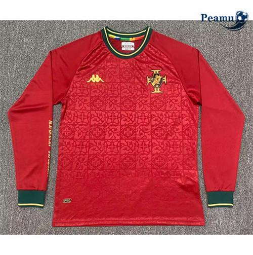 Maillot Foot Vasco da Gama Maillot Manche Longue Rouge 2022-2023 peamu 179