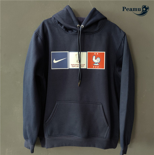 Maillot Foot Sweatshirt à capuche France Bleu 2022-2023 peamu 640