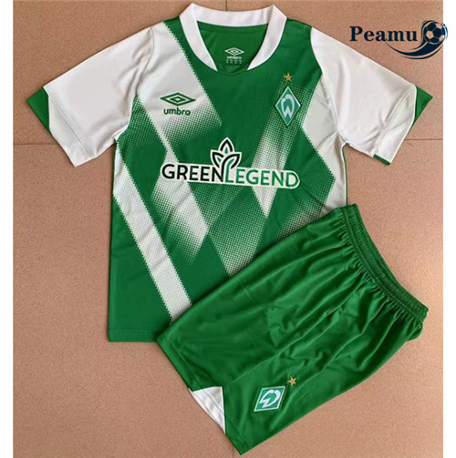 Maillot Foot Werder Brême Enfant Domicile 2022-2023 peamu 005