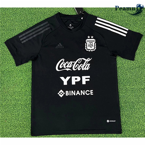 Peamu - Maillot foot Argentine Entrainement Noir 2022-2023