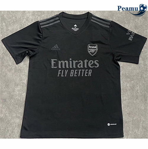 Peamu - Maillot foot Arsenal Noir 2022-2023