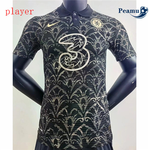 Peamu - Maillot foot Chelsea Player Version Noir 2022-2023