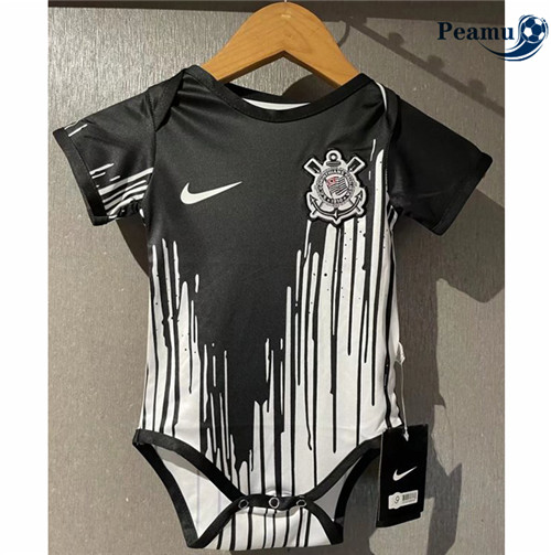 Peamu - Maillot foot Corinthiens baby Noir 2022-2023