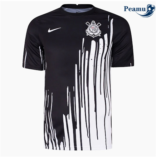 Peamu - Maillot foot Corinthiens Pre Match Noir 2022-2023