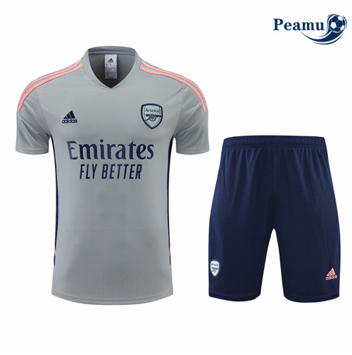 Peamu - Maillot Kit Entrainement Foot Arsenal + Short 2022-2023 pfr466