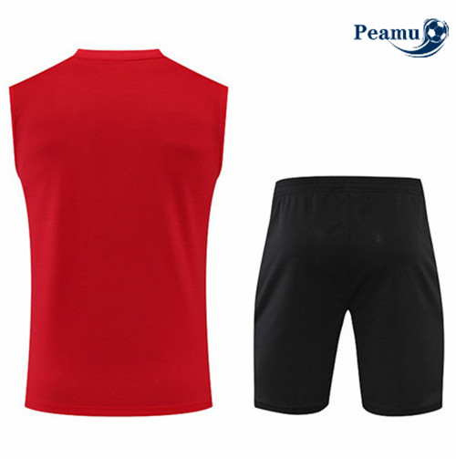 Peamu - Maillot Kit Entrainement Foot Bayern Munich Debardeur + Short 2022-2023 pfr405