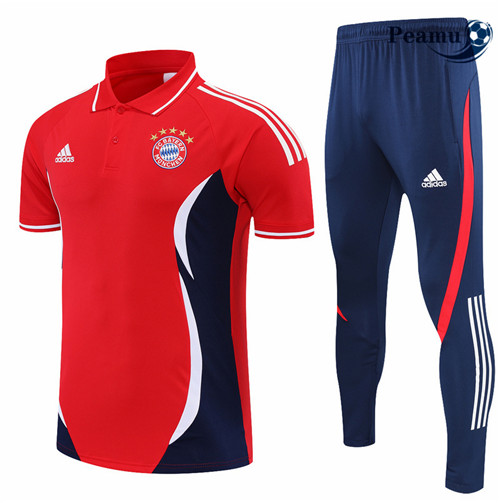 Peamu - Maillot Kit Entrainement Foot Bayern Munich + Pantalon 2022-2023 pfr412