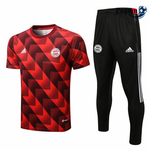 Peamu - Maillot Kit Entrainement Foot Bayern Munich + Pantalon 2022-2023 pfr414