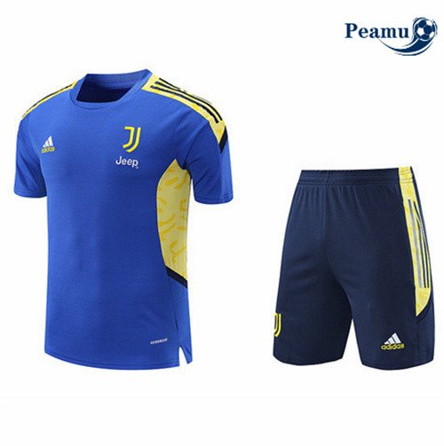 Peamu - Maillot Kit Entrainement Foot Juventus + Short 2022-2023 pfr510