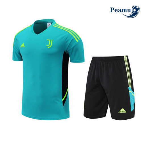 Peamu - Maillot Kit Entrainement Foot Juventus + Short 2022-2023 pfr511