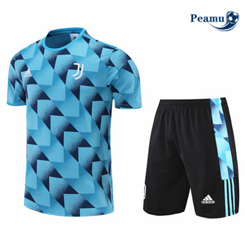 Peamu - Maillot Kit Entrainement Foot Juventus + Short 2022-2023 pfr512