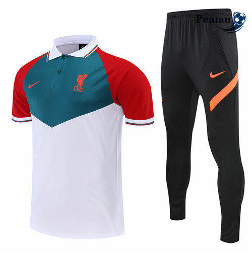 Peamu - Maillot Kit Entrainement Foot Liverpool + Pantalon 2022-2023 pfr486