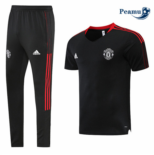 Peamu - Maillot Kit Entrainement Foot 1Manchester United + Pantalon 2022-2023 pfr499