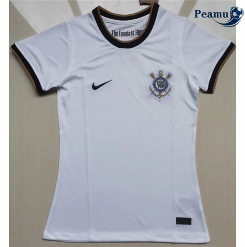 Peamu - Maillot foot Corinthiens Femme Domicile 2022-2023