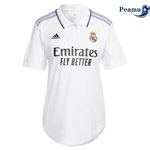 Peamu - Maillot foot Real Madrid Femme Domicile 2022-2023