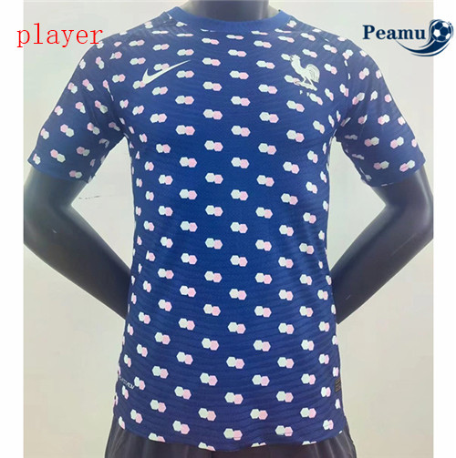 Peamu - Maillot foot France Player Version Entrainement Bleu 2022-2023
