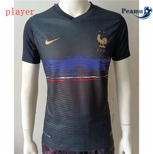 Peamu - Maillot foot France Player Version Bleu Marine 2022-2023
