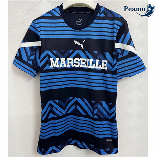 Peamu - Maillot foot Marseille Entrainement Bleu 2022-2023