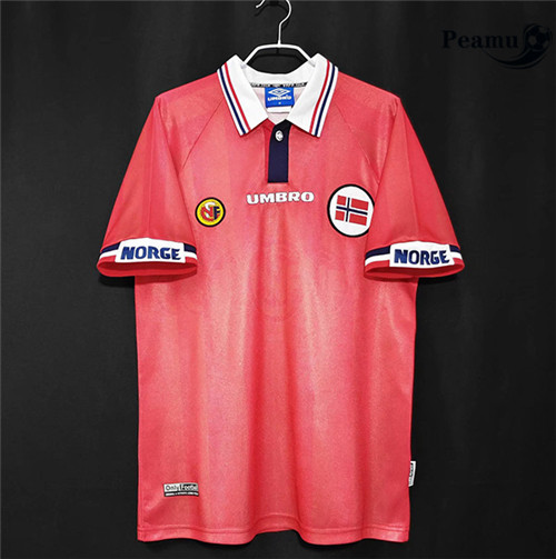 Peamu - Maillot foot Retro Norvège Domicile 1998-99