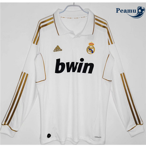Peamu - Maillot foot Retro Real Madrid Manche Longue 2011-12