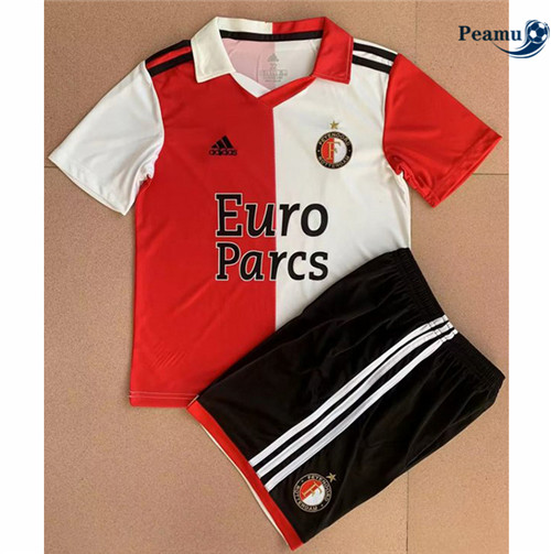 peamu.fr - Maillot foot Feyenoord Enfant Domicile 2022-2023 F016