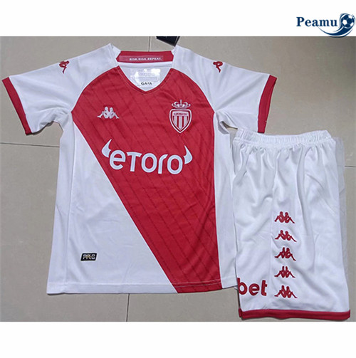 peamu.fr - Maillot foot AS Monaco Enfant Domicile 2022-2023 F039
