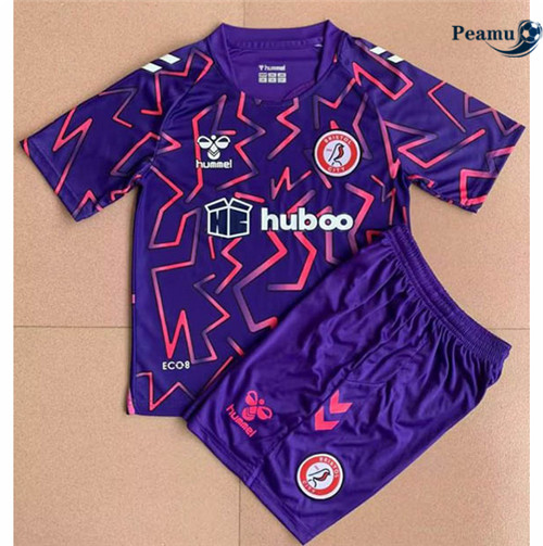 peamu.fr - Maillot foot Bristol City Enfant Violet 2022-2023 F037