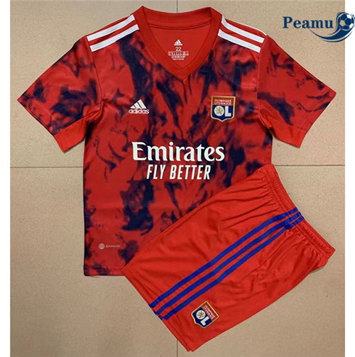 peamu.fr - Maillot foot Lyon Enfant Exterieur 2022-2023 F057