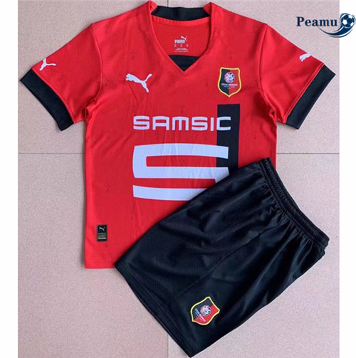 peamu.fr - Maillot foot Stade Rennais Enfant Domicile 2022-2023 F034