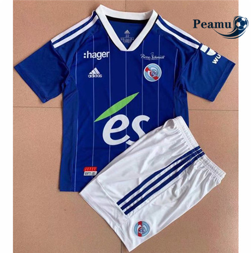 peamu.fr - Maillot foot Strasbourg Enfant Domicile 2022-2023 F035