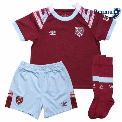 peamu.fr - Maillot foot West Ham Enfant Domicile 2022-2023 F084