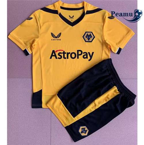 peamu.fr - Maillot foot Wolves Enfant Domicile 2022-2023 F085