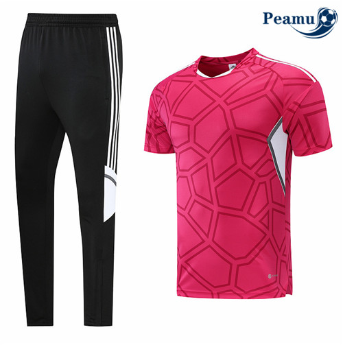 peamu.fr - Maillot foot Kit Entrainement Foot Sans logo de marque + Pantalon Rose 2022-2023 F121