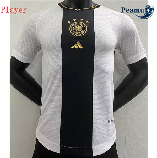 peamu.fr - Maillot foot Allemagne Player Version Noir/Blanc 2022-2023 F181